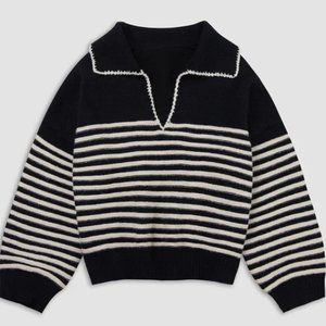 NWT Commense - Crosswalk Stripe Sweater